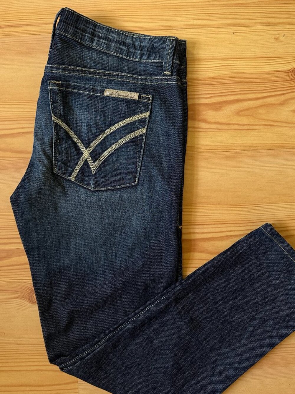 Denim Jeans Low Rise Skinny Blue Vintage Y2K William Rast Women's Size 27